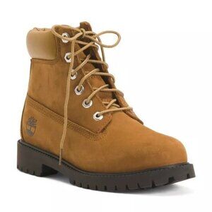 New  TIMBERLAND Leather Premium Waterproof Lace Up Boots (Big Kid)